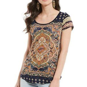Lucky Brand, Persian carpet T-shirt 1X